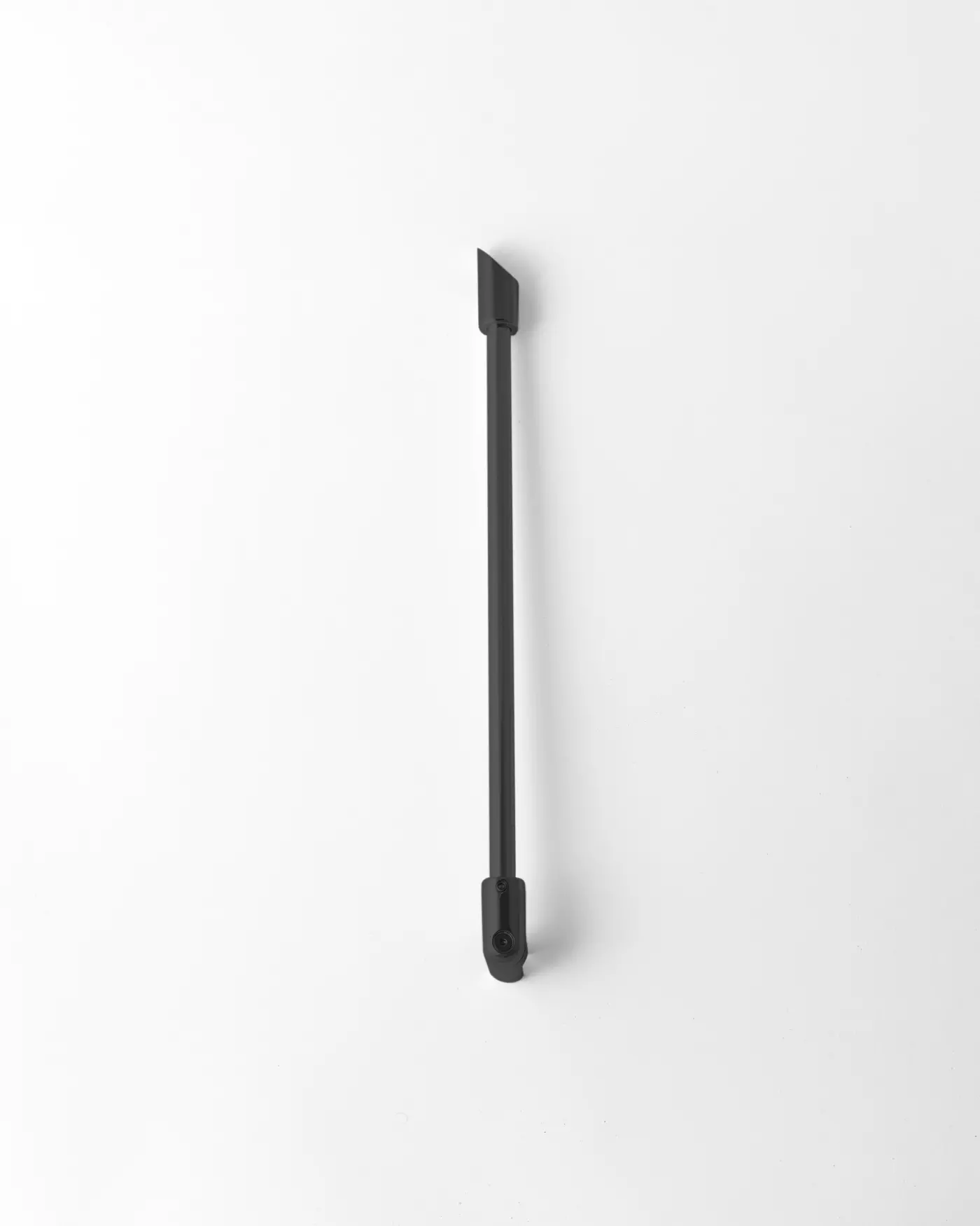 Wandarmset über Eck für 6/8mm Dusche, schwarz matt, L=40cm