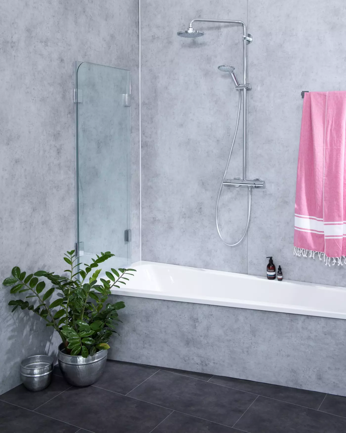 Badewannenaufsatz 2 Flügel H=150cm