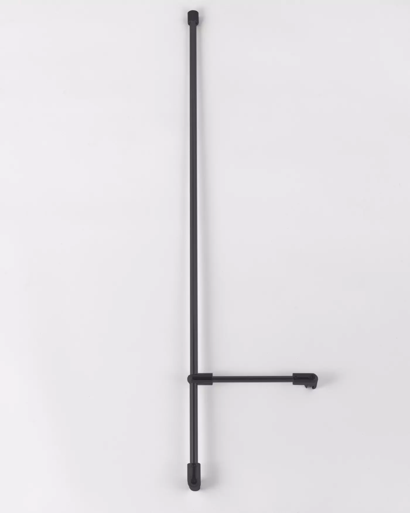 Wandarmset mit T-Stück für 6/8mm Dusche schwarz matt L=120/160cm