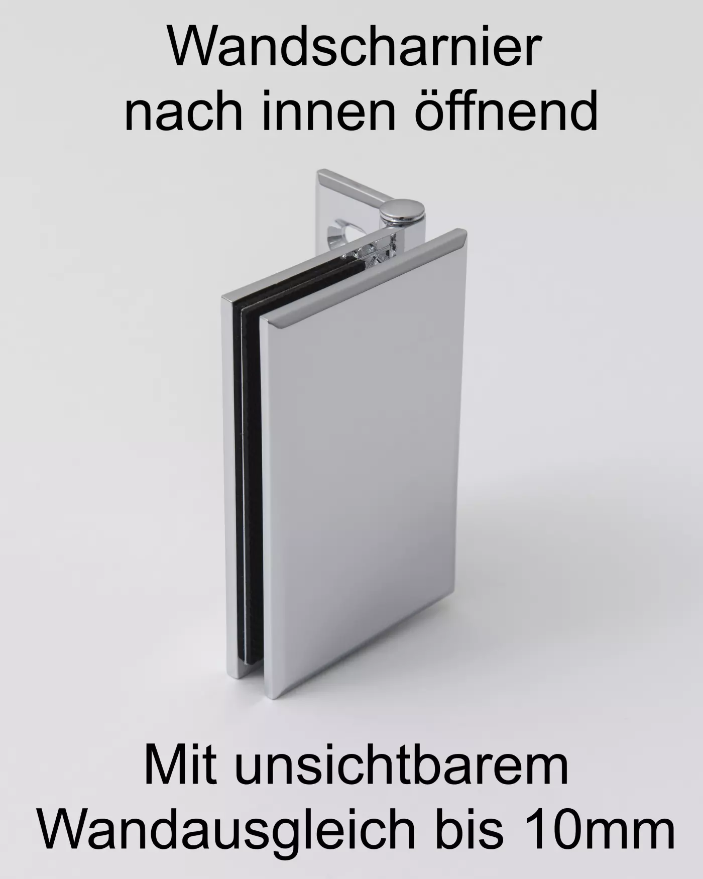 F1S, Eck Falt-Duschkabine + Festwand, Glas klar, verchromt, H=195cm