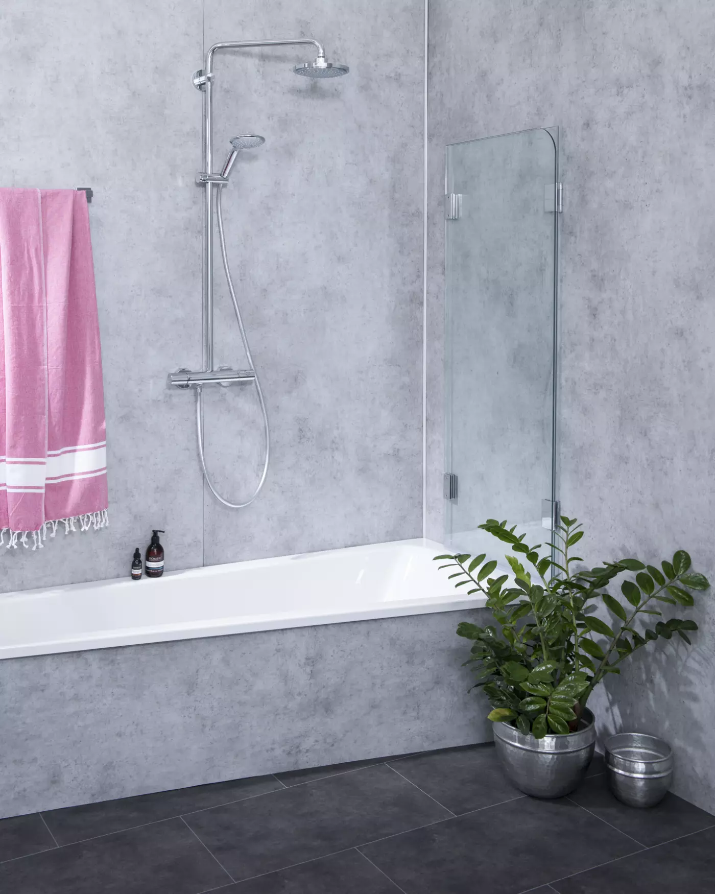 Badewannenaufsatz 2 Flügel H=150cm