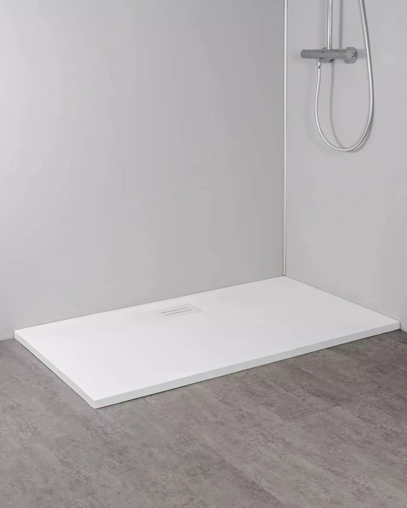 Duscheboden, Duschwanne, Platte, Drainage, Nassbereich