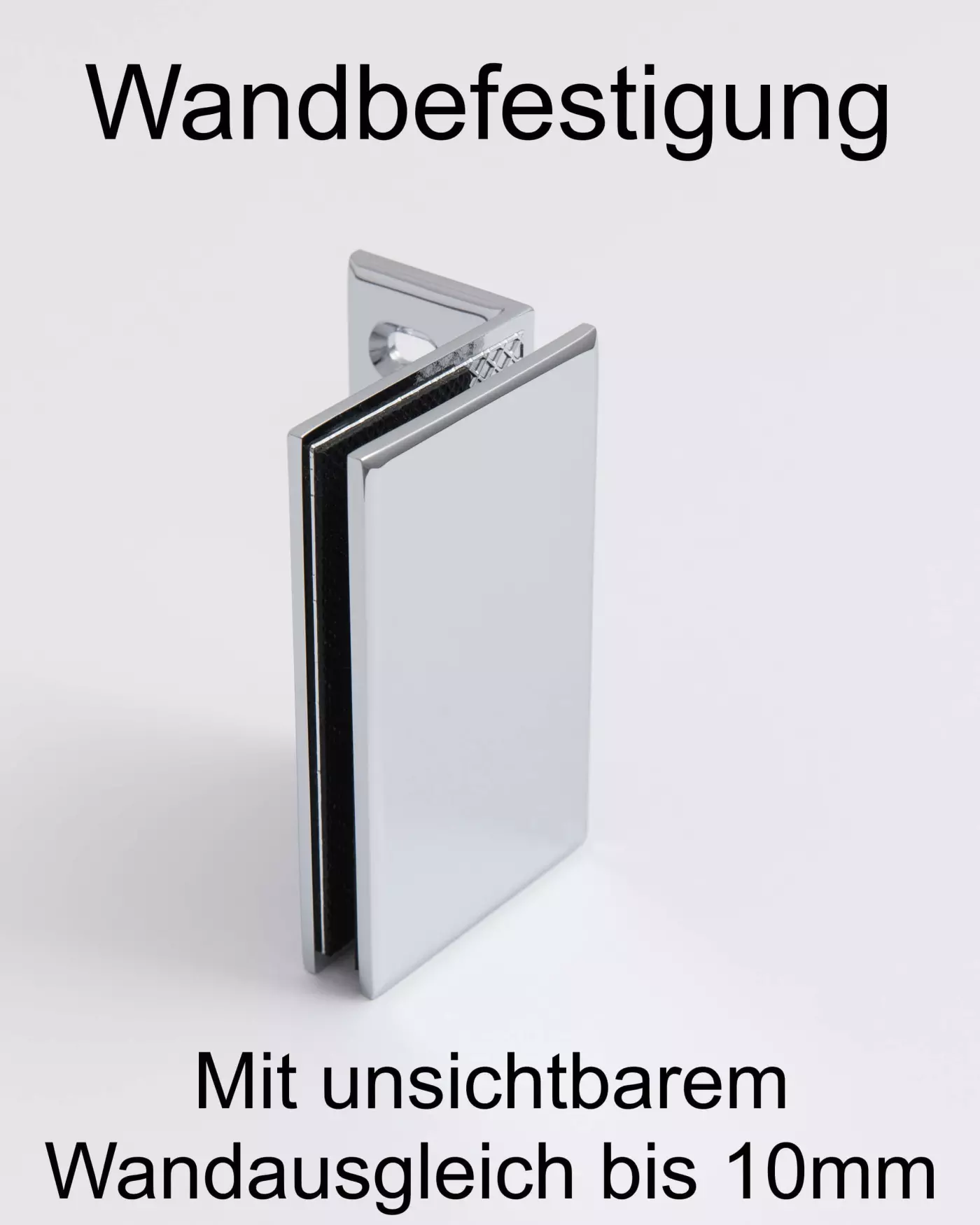 Große dreiseitige U-Dusche 1 Tür