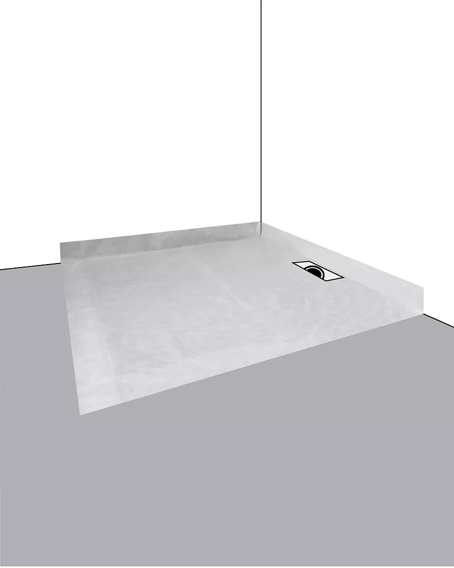 Gefälleboard Dusche befliesbar, zuschneidbar 120x100 cm