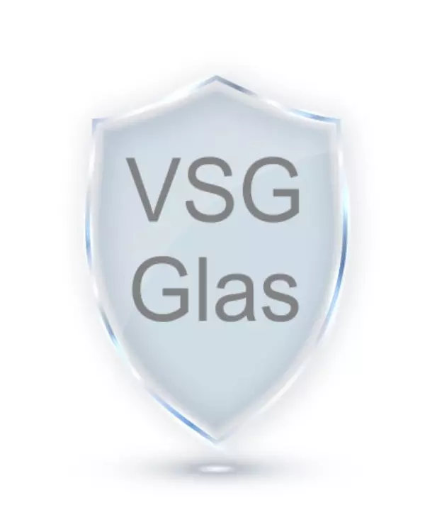Duschwand VSG Glas