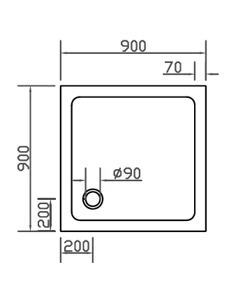 F1S, Eck Falt-Duschkabine + Festwand, Glas klar, verchromt, H=195cm