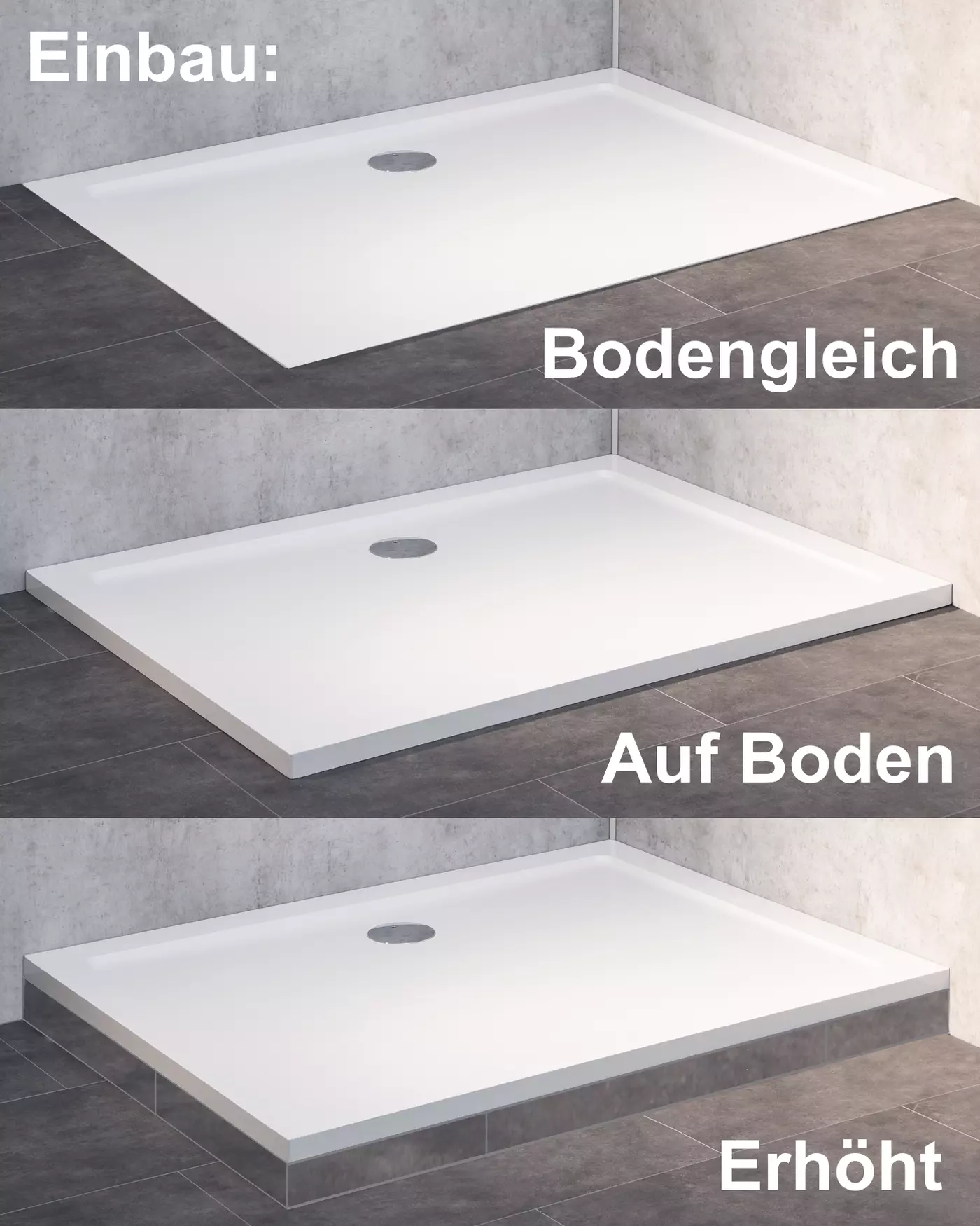 Eck Duschkabine 120x75 Pendeltür voll öffnend und Festwand & Duschwanne