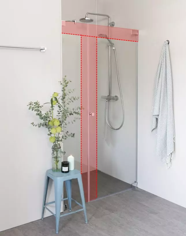 Nischentür Dusche nach Maß