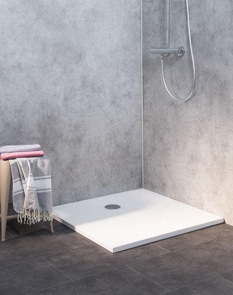 Duschelement bodengleich Mineralguss 100x100cm